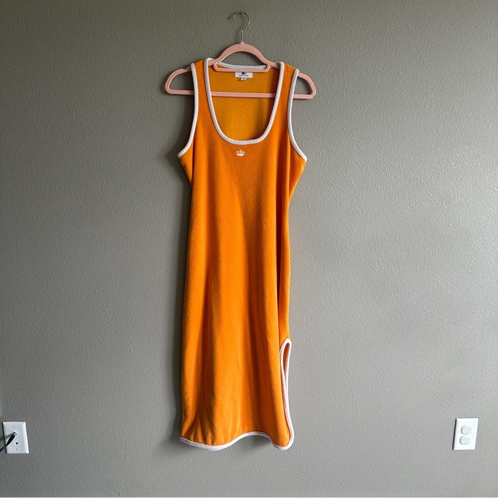 Juicy Couture Yellow Velour Dress Coverup Medium